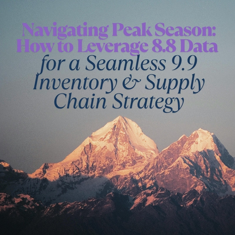 Navigating Peak Season: How to Leverage 8.8 Data for a Seamless 9.9 Inventory & Supply Chain Strategy