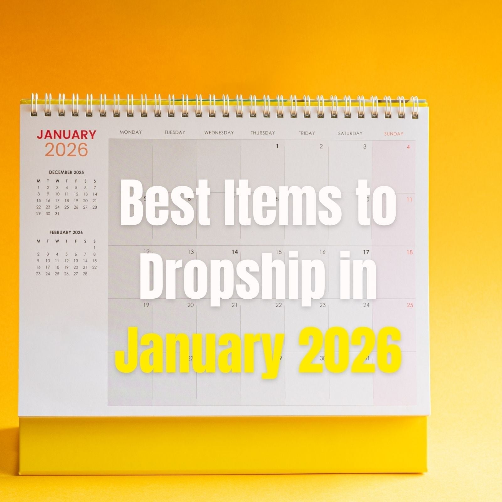 Best Items to Dropship in January 2026: High-Demand Products That Still Sell After the Holiday Rush