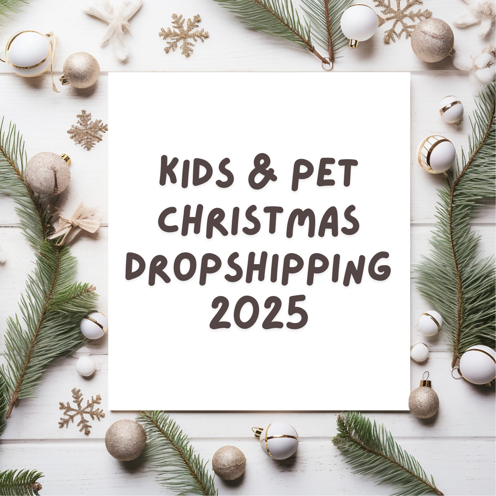 Kids & Pet Christmas Dropshipping Products 2025 | Best Q4 Picks