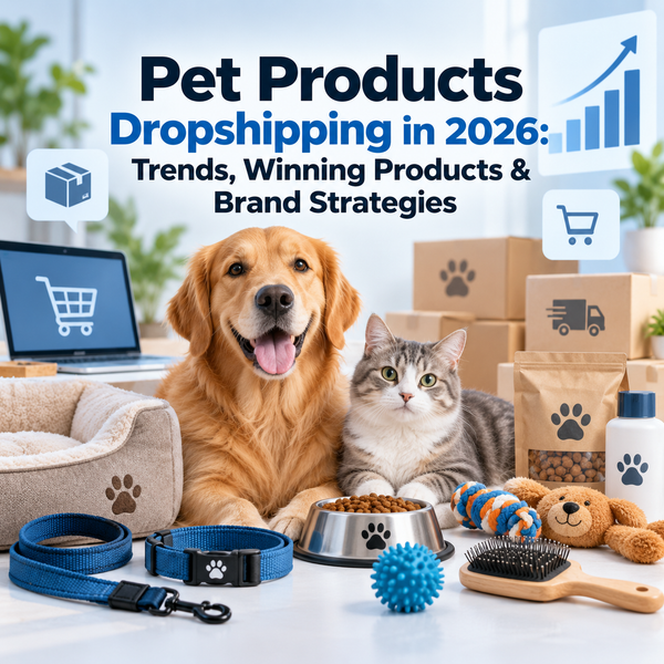 Pet Products Dropshipping in 2026: Trends, Winning Products & Brand Strategies