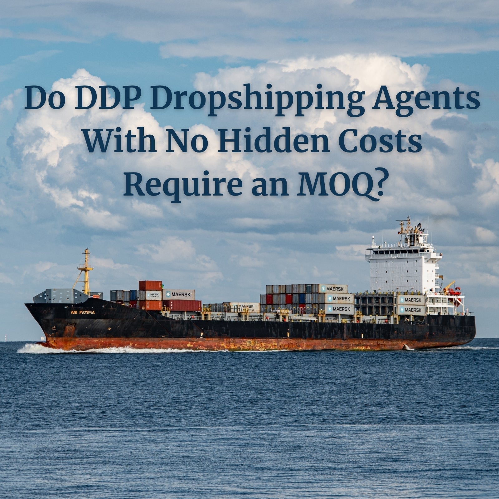 Do DDP Dropshipping Agents With No Hidden Costs Require an MOQ?