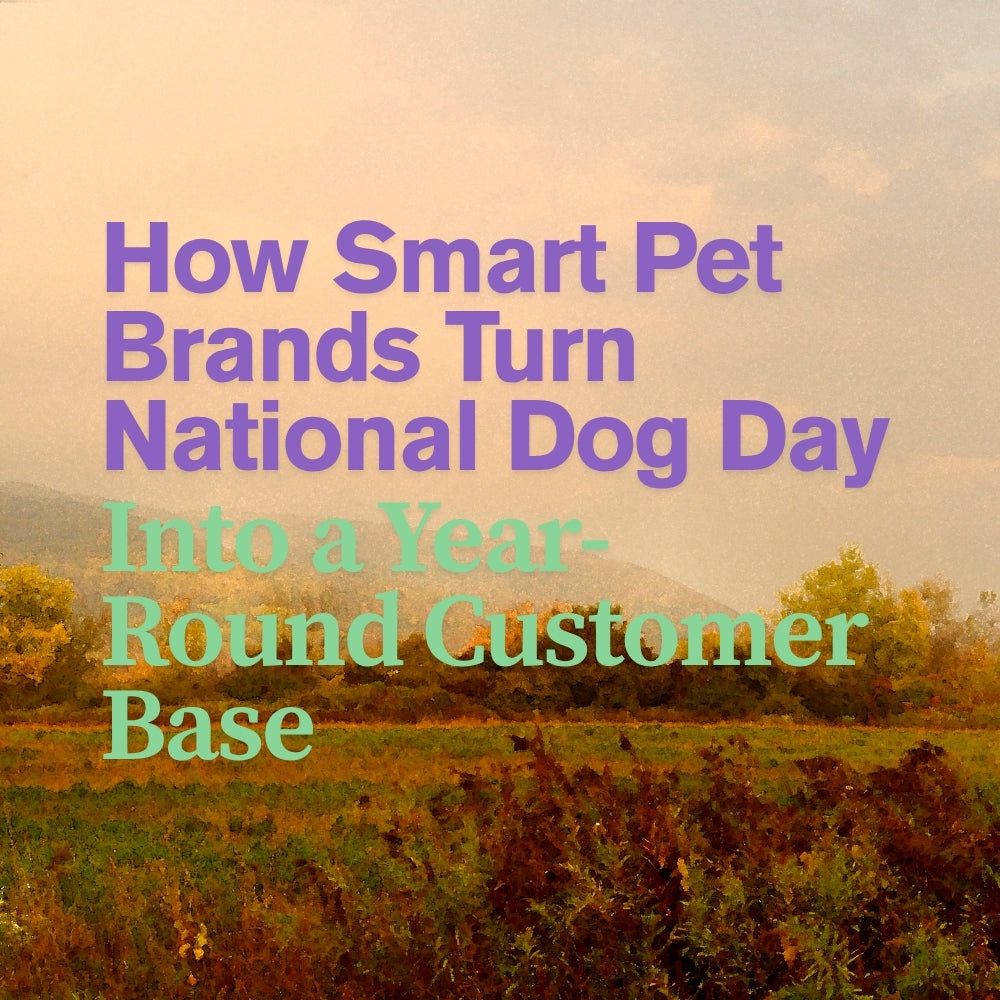 How Smart Pet Brands Turn National Dog Day Into a Year-Round Customer Base