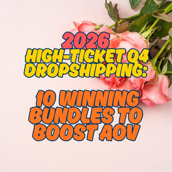 Q4 High-Ticket Dropshipping Guide: 10 Winning Gift Bundles & AOV Strategies (2026)
