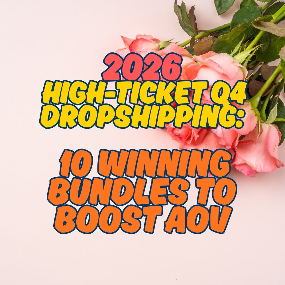 Q4 High-Ticket Dropshipping Guide: 10 Winning Gift Bundles & AOV Strategies (2026)
