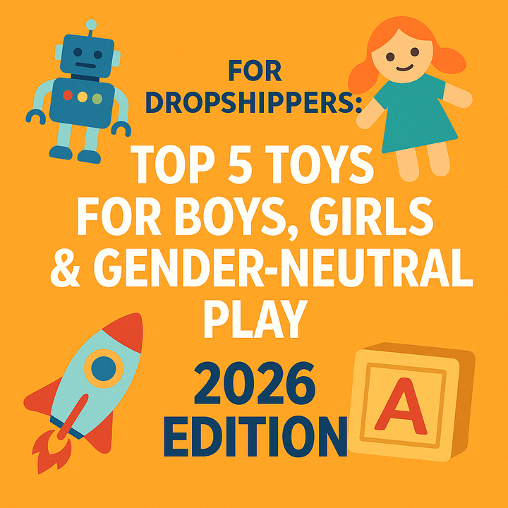 For Dropshippers: Top 5 Toys for Boys, Girls & Gender‑Neutral Play 2026 Edition