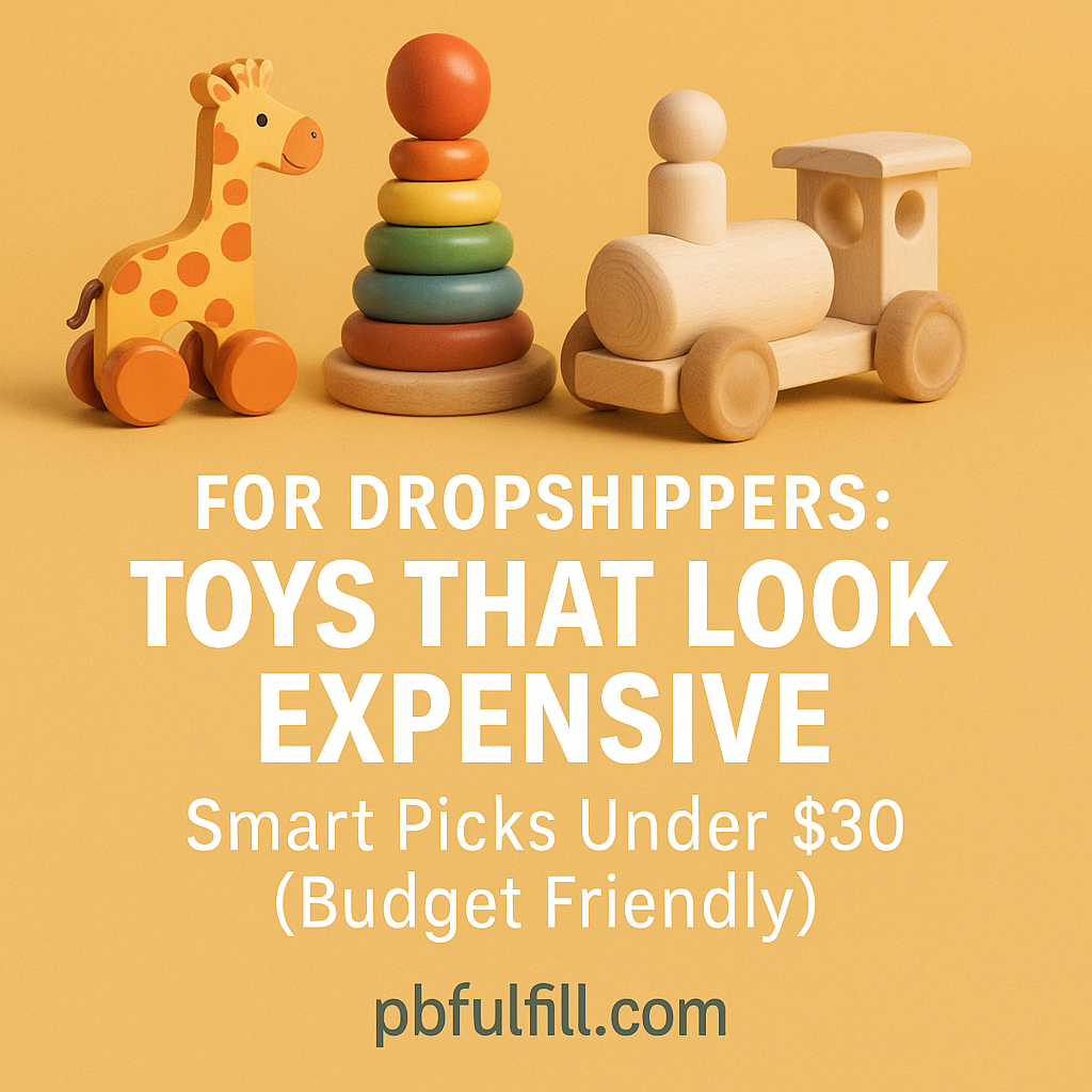 For Dropshippers: Toys That Look Expensive: Smart Picks Under $30 (Budget Friendly)