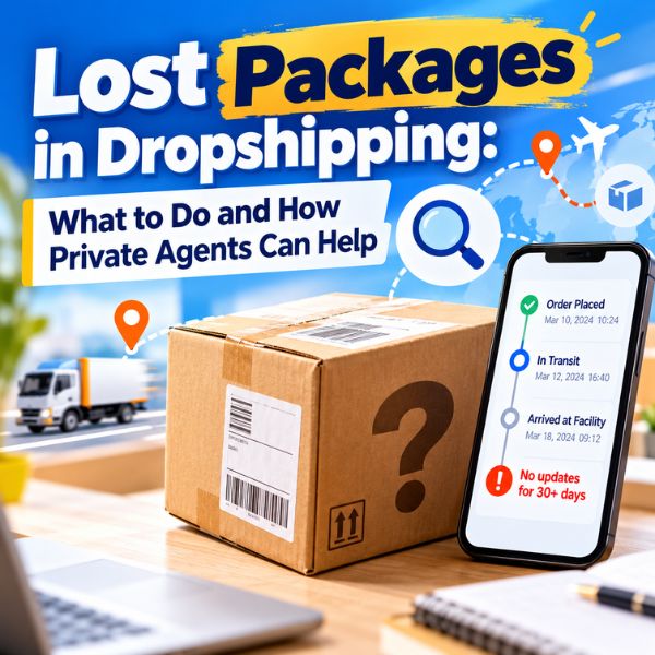 Lost Packages in Dropshipping: What to Do and How Private Agents Can Help