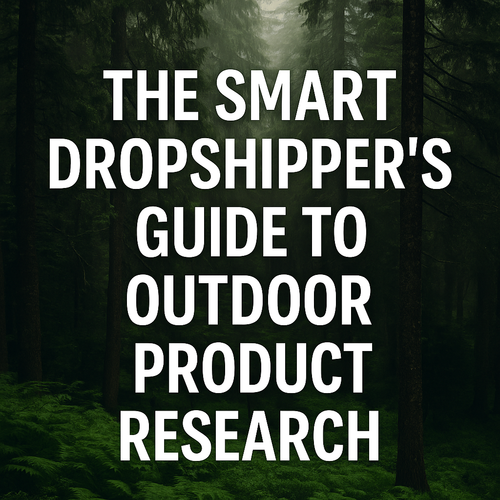 The Smart Dropshipper’s Guide to Outdoor Product Research