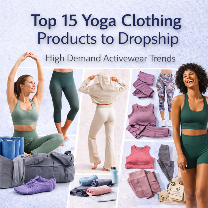 Top 15 Yoga Clothing Products to Dropship in 2026 — High Demand Activewear Trends