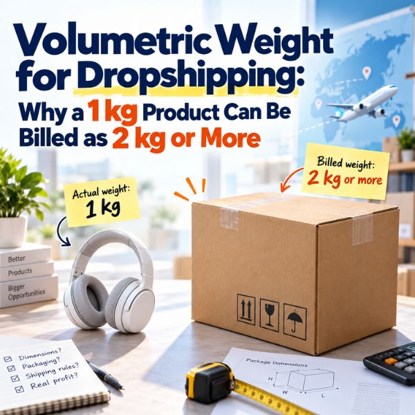 Volumetric Weight for Dropshipping: Why a 1 kg Product Can Be Billed as 2 kg or More