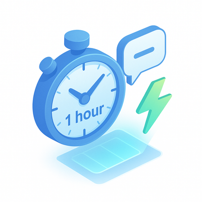 Avg Response ≤ 1 Hour