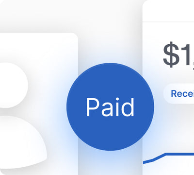 Payment status dashboard showing completed transactions