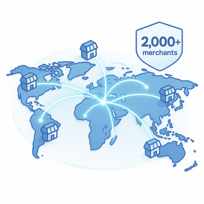 Trusted by 2,000+ merchants worldwide